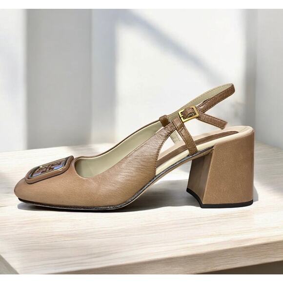 Tory Burch Georgia Slingback 70MM Pump Size 8M - Picture 2 of 11